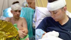 ‘유리 파편’ 온몸으로 막아내 생후 6주 아기 살린 우크라이나 엄마