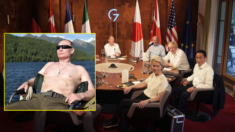 G7 정상들이 단체사진 찍을 때 ‘웃통 깐’ 이유…“우리가 더 터프해 보여야”
