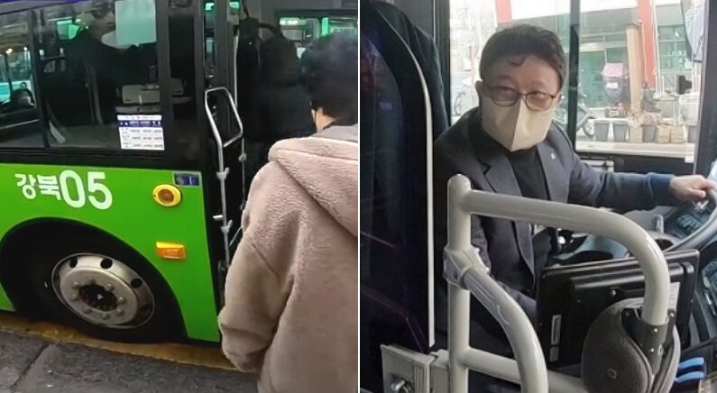 버스기사 모두 그만두자 시민들 위해 직접 ‘마을버스 운행’하는 70세 대표