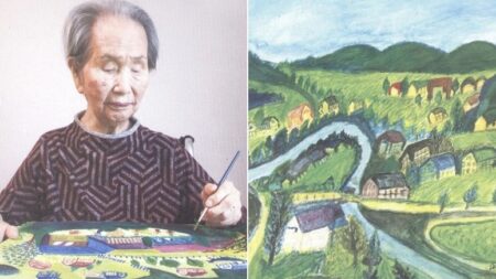 95세에 그림 그리기 시작해 98세 나이로 첫 개인전 여는 정옥희 할머니