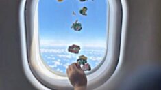 비행기 창문에 스티커 붙인 아이… “떼면 된다 VS 안전 문제”