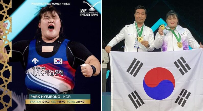 장미란도 못한 쾌거…역도 박혜정, 세계선수권 한국인 첫 최중량급 3관왕